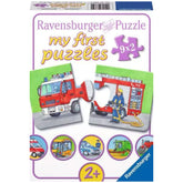 Ravensburger - Mijn Eerste Puzzels - Hulpvoertuigen - 9X2 Stukken - Puzzels